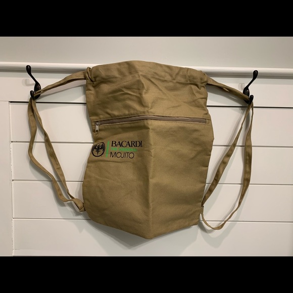 NWOT Bacardi Canvas Backpack - Picture 4 of 8